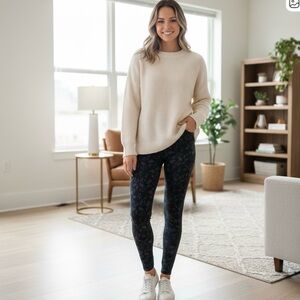 Joie black and grey legging size L